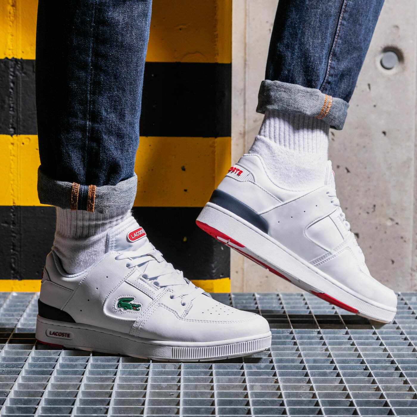 Мъжки маратонки LACOSTE COURT CAGE 0721 1 SMA 741sma0027407 цвят бял