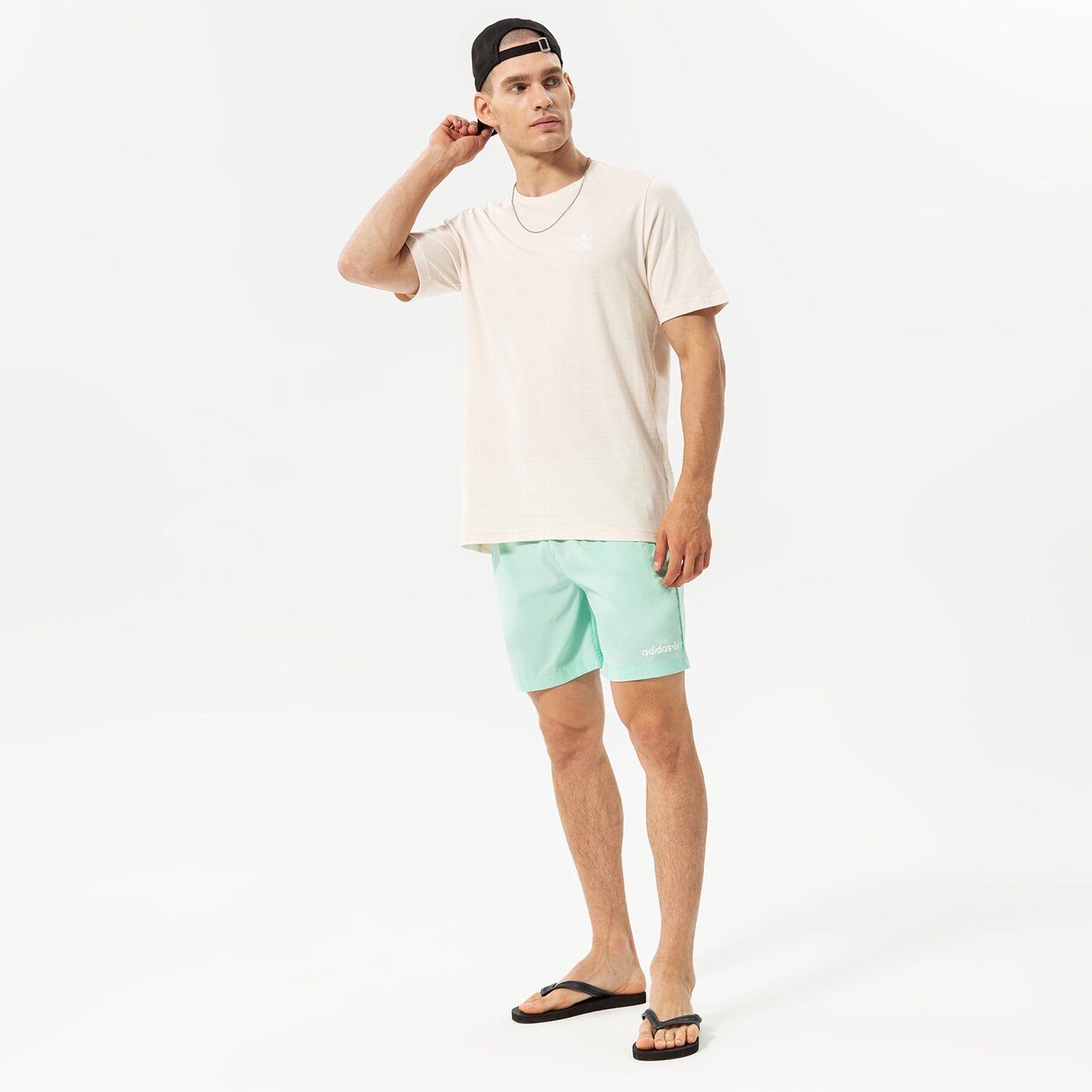 Мъжки къси панталони ADIDAS ШОРТИ SWIMSHORT hr7902 цвят син