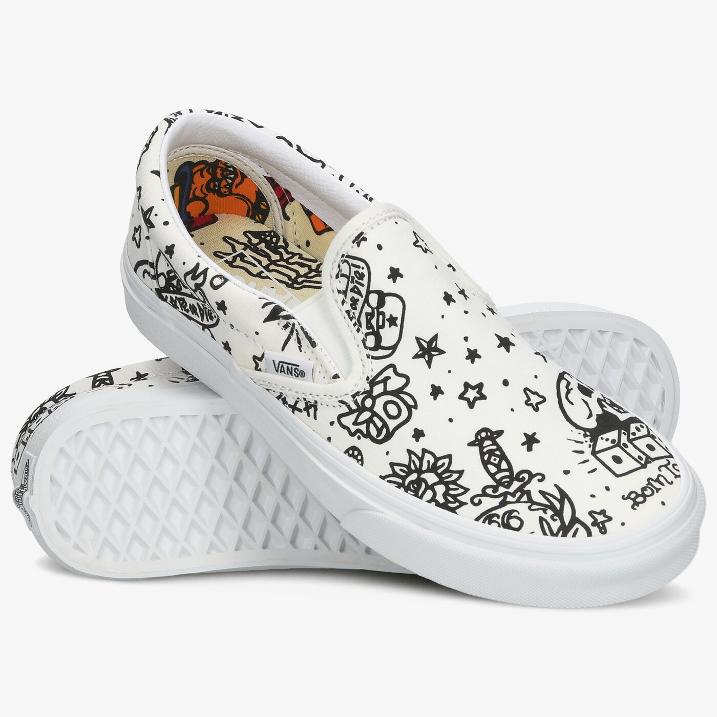 Дамски маратонки VANS UA CLASSIC SLIP-ON vn0a4bv31iu1 цвят бял
