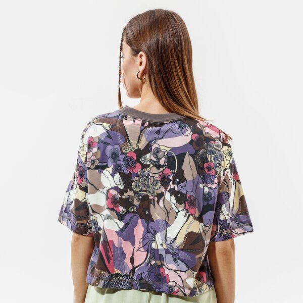 Дамска тениска NIKE ТЕНИСКА W NSW FEMME ТОП SS AOP dc5503-004 цвят сив