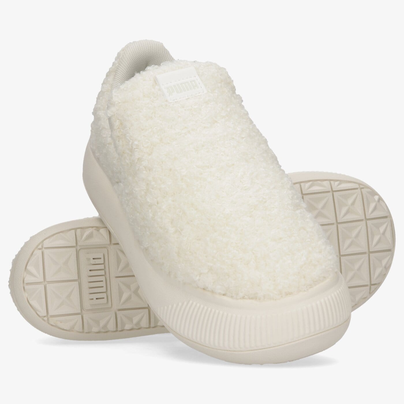 Дамски маратонки PUMA SUEDE MAYU SLIP-ON TEDDY WNS 38488702 цвят бежов