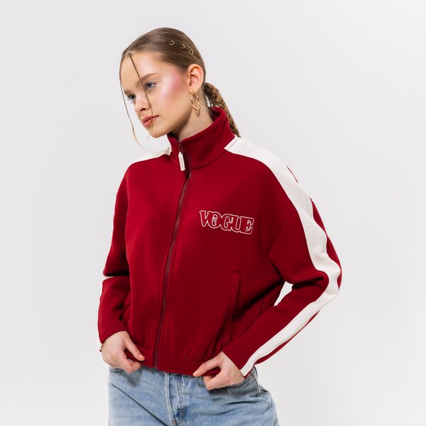 Дамско зимно яке PUMA ЯКЕ PUMA X VOGUE T7 CROPPED JACKET DK 536692-22 цвят червен