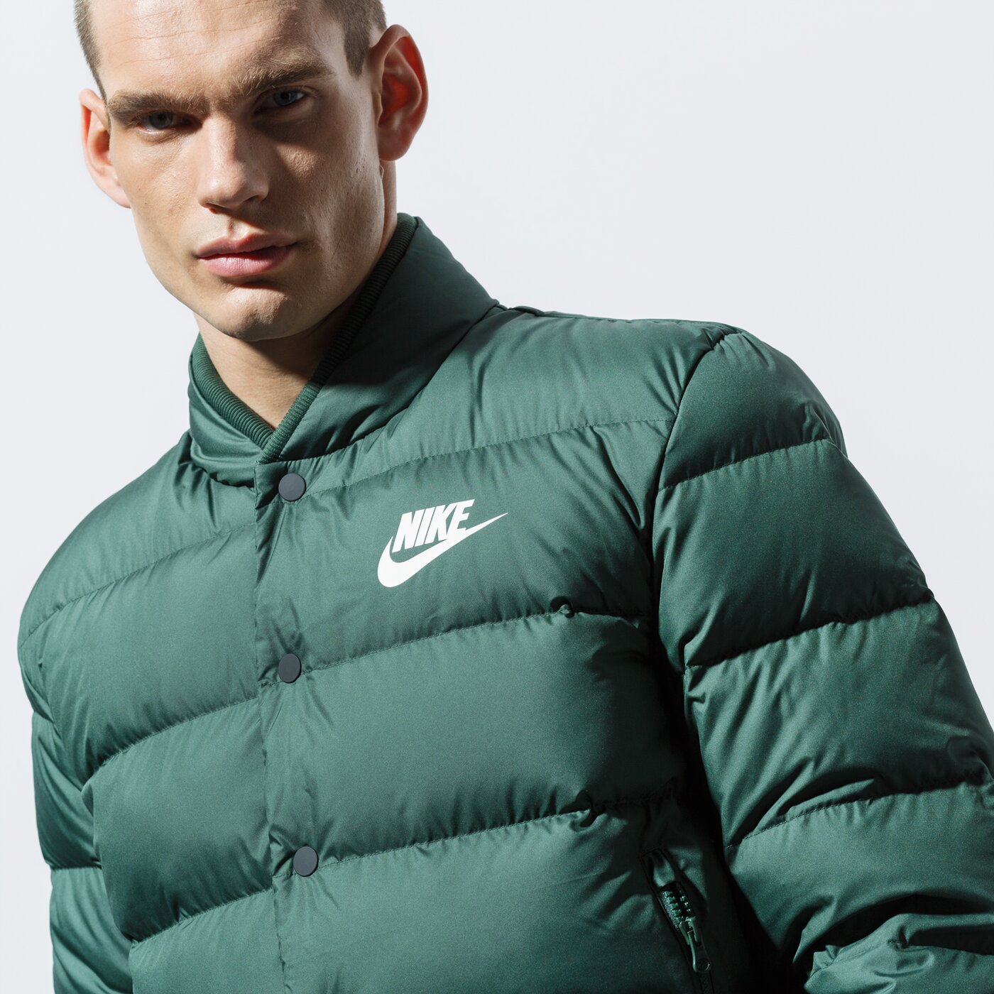 Мъжко зимно яке NIKE ЯКЕ M NSW DWN FILL BOMBR 928819-370 цвят зелен