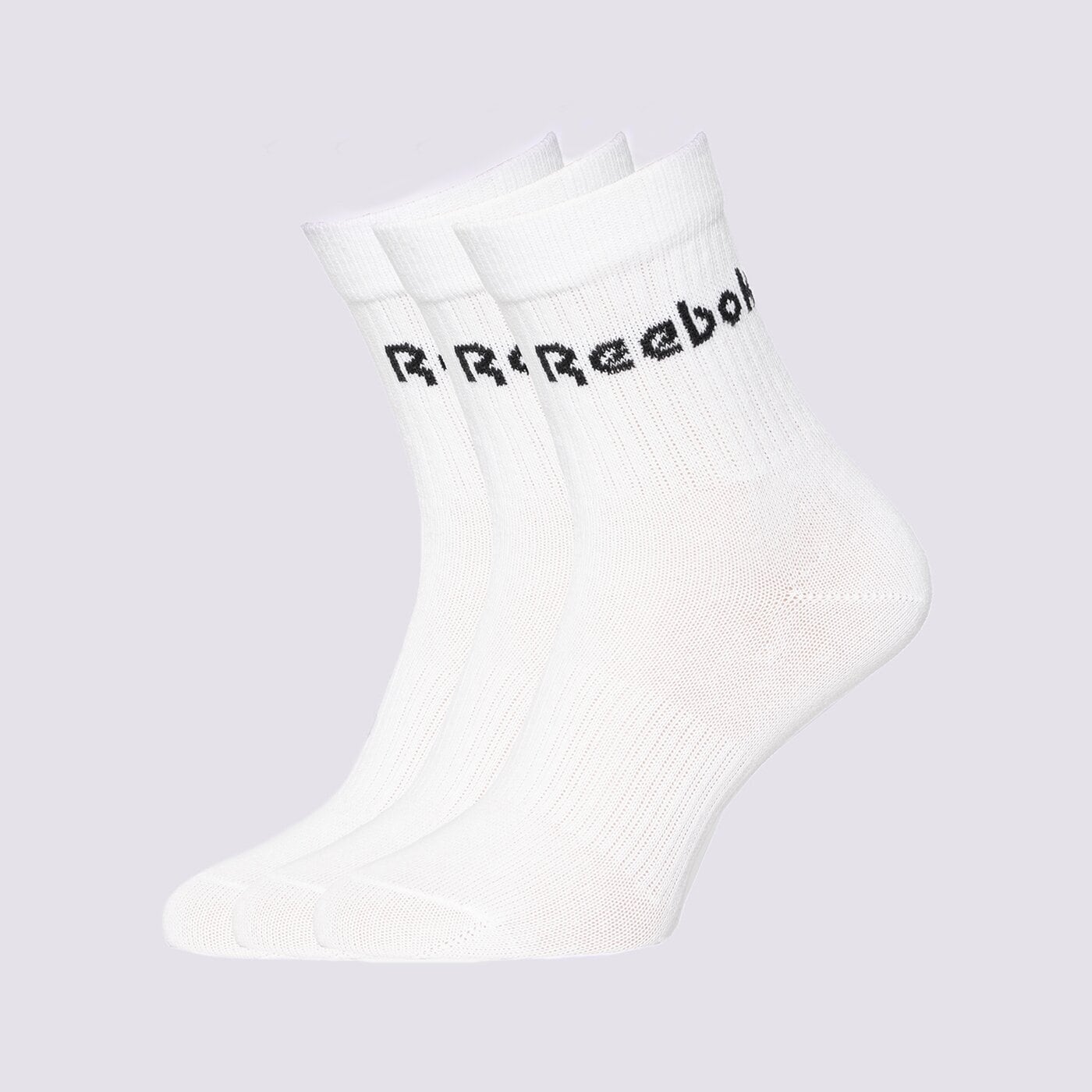 Дамски чорапи REEBOK ЧОРАПИ ACT CORE MID CREW SOCK 3P gh0332 цвят бял