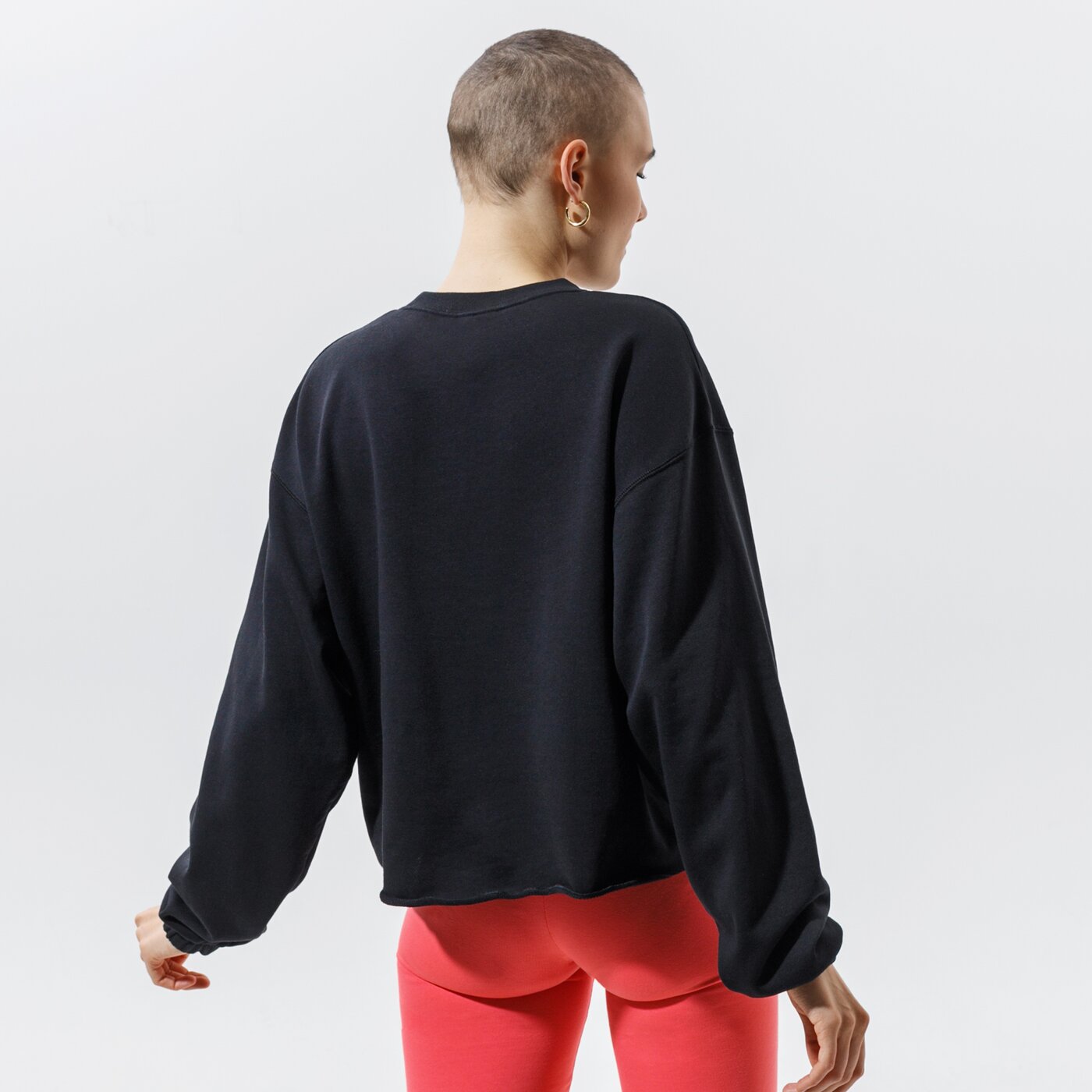 Дамски суичър NIKE СУИТЧЪР W NSW ICN CLASH CREW FT dc5497-010 цвят черен