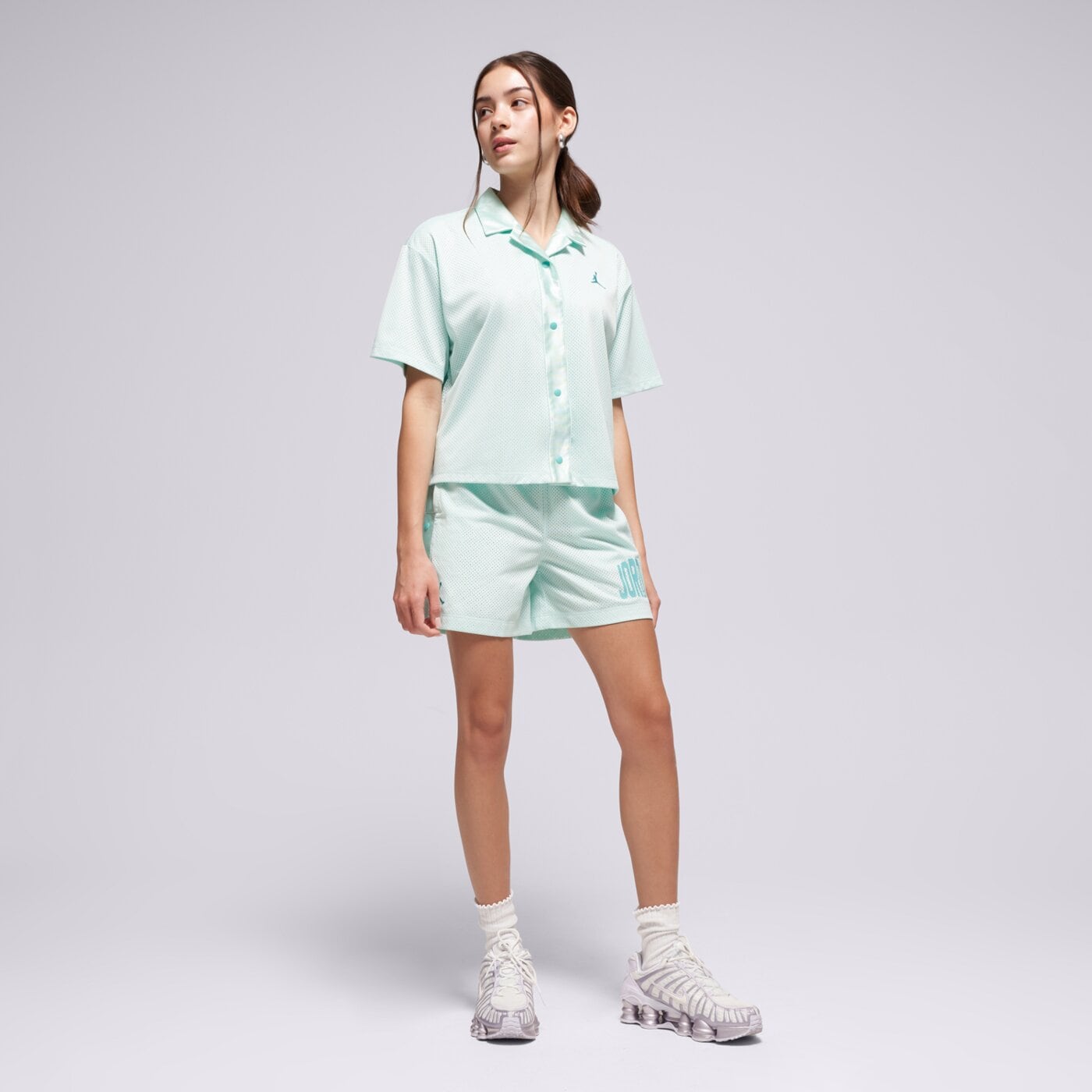 JORDAN РИЗА JDG JM TRAINING MESH CAMP ТОП GIRL 45d980-u4a цвят зелен