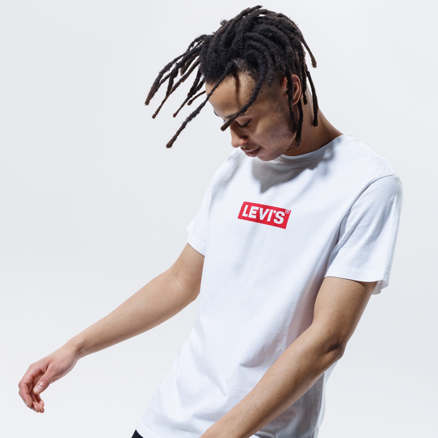 Мъжка тениска LEVI'S ТЕНИСКА BOXTAB GRAPHIC TEE 85785-0000 цвят бял