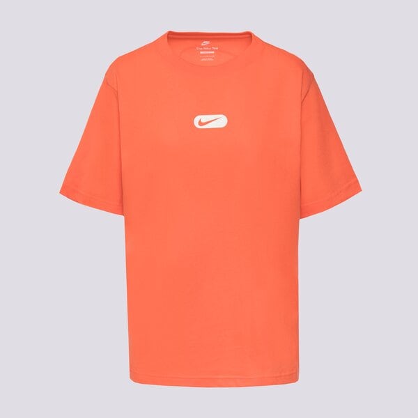 Дамска тениска NIKE ТЕНИСКА W NSW CLUB SWOOSH SS TEE OC hq1698-842 цвят червен