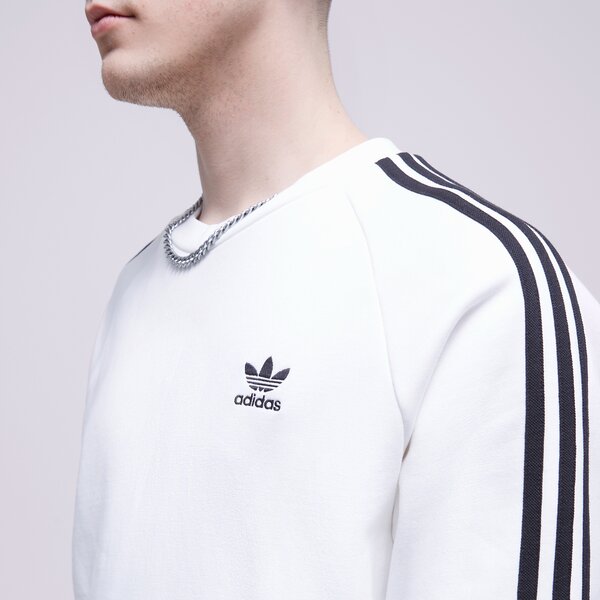 Мъжки суичър ADIDAS СУИТЧЪР 3-STRIPES CREW ia4862 цвят бял