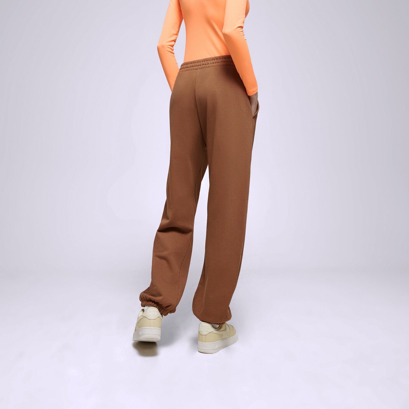 Дамски панталони CHAMPION ПАНТАЛОНИ ELASTIC CUFF PANTS 116219ms519 цвят кафяв