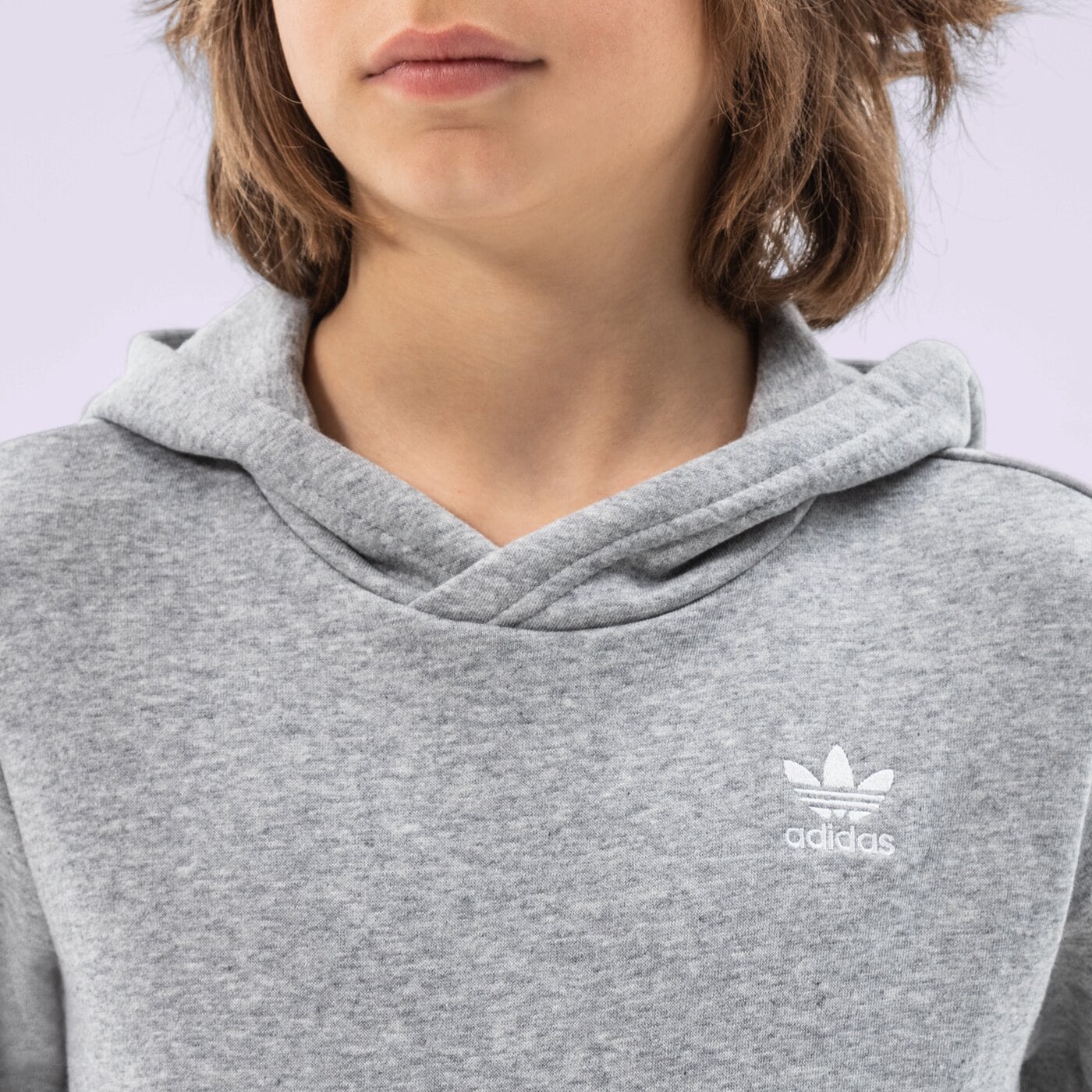 Детски суичър ADIDAS СУИТЧЪР С КАЧУЛКА HOODIE BOY h32353 цвят сив