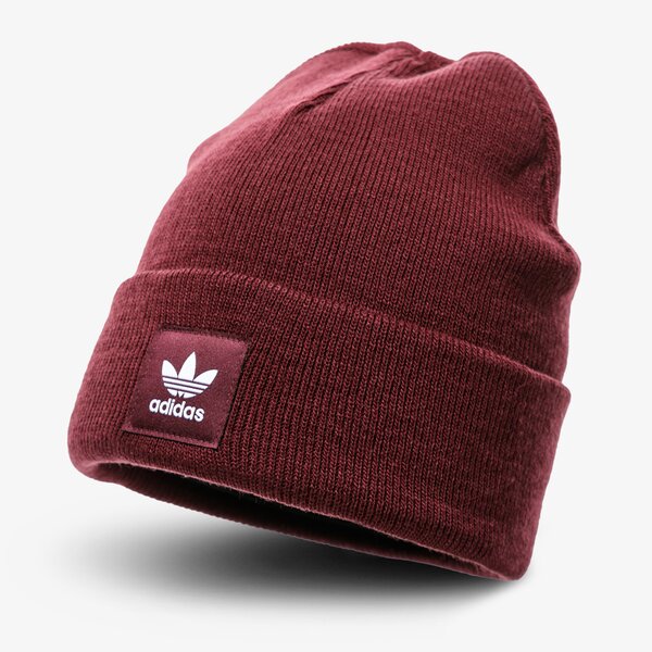 Дамска зимна шапка ADIDAS ЗИМНА ШАПКА AC CUFF KNIT gd4560 цвят бордо