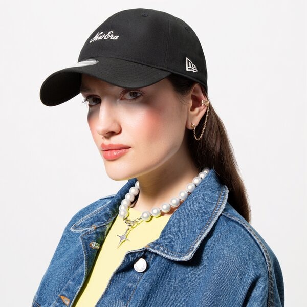 Мъжка шапка с козирка NEW ERA ШАПКА NE HERITAGE SCRIPT 920 NONE 60298663 цвят черен