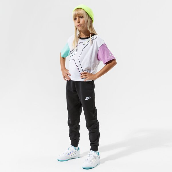 Детска тениска JORDAN ТЕНИСКА J'S ARE FOR GIRLS TEE GIRL 45a575-001 цвят бял