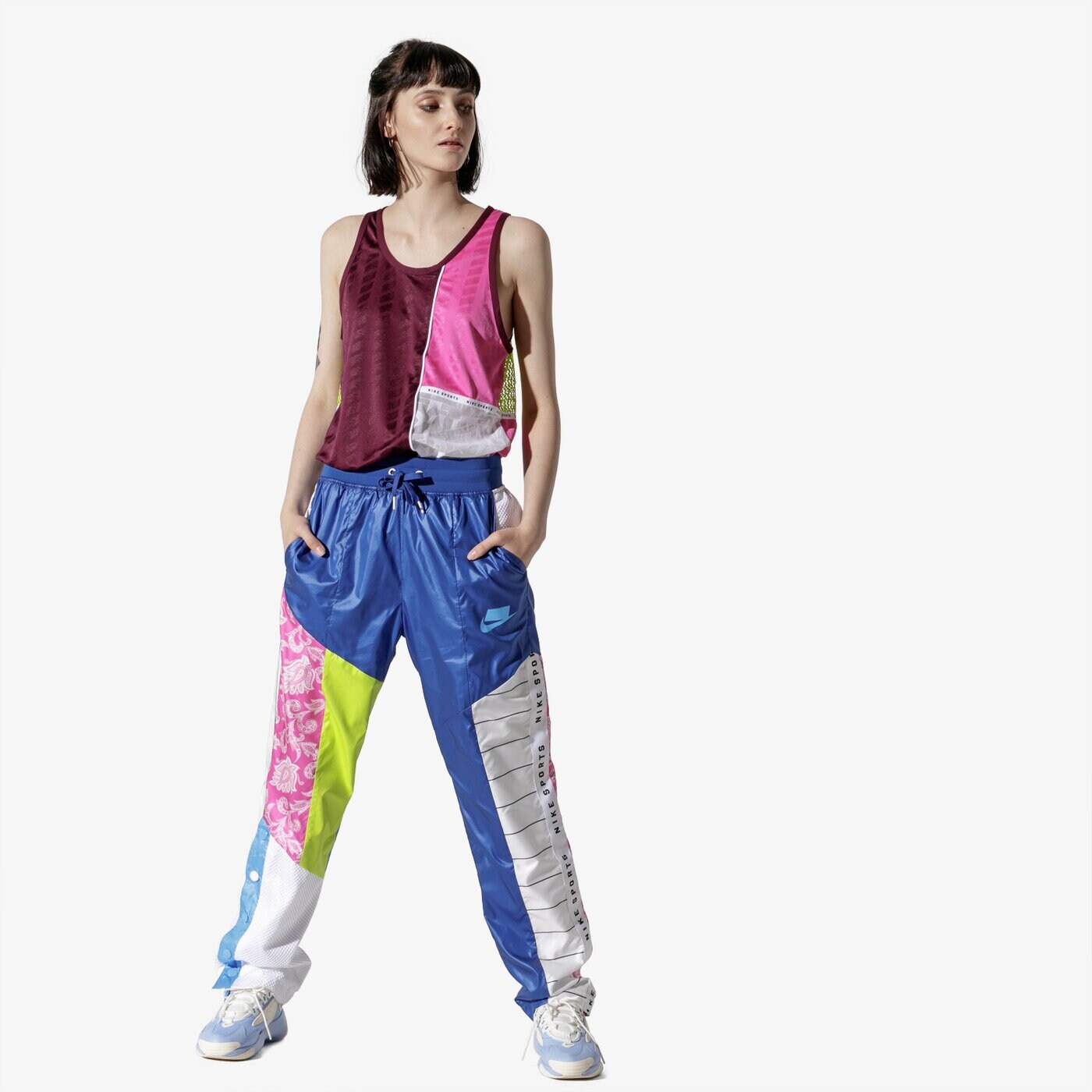 Дамска тениска NIKE ПОТНИК W NSW NSP MESH ar9858-609 цвят многоцветен