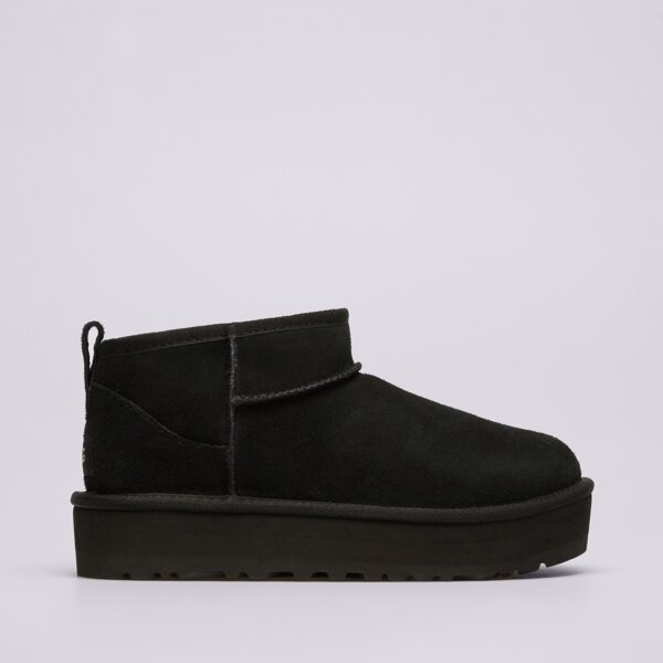 Детски кежуал UGG KIDS' CLASSIC ULTRA MINI PLATFORM 1157791k-blk цвят черен