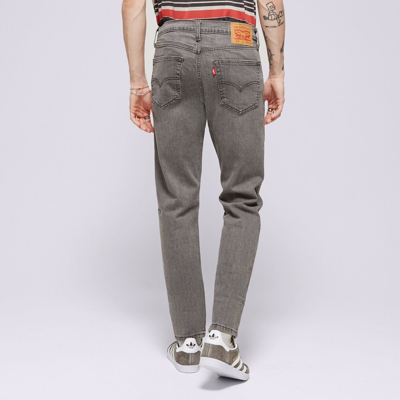 Мъжки панталони LEVI'S ПАНТАЛОНИ 515 SLIM FIT STRAIGHT BLACKS a7222-0007 цвят черен