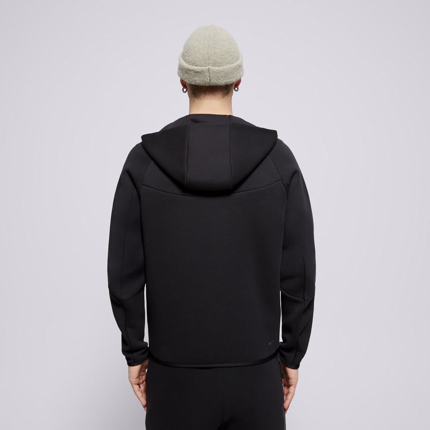 Мъжки суичър NIKE СУИТЧЪР С КАЧУЛКА M NK TCH FLC FZ WR HOODIE hv0949-010 цвят черен