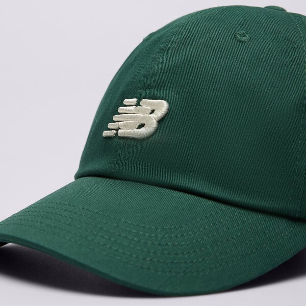 Дамска шапка с козирка NEW BALANCE ШАПКА 6 PANEL CLASSIC HAT lah91014nwg цвят зелен