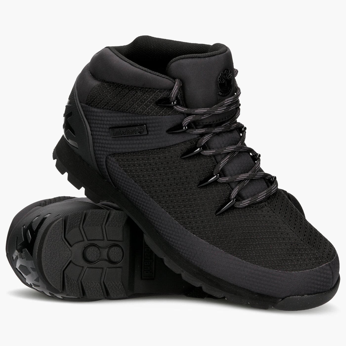 Мъжки зимни обувки TIMBERLAND EURO SPRINT FABRIC WP tb1a1qhr0151 цвят черен