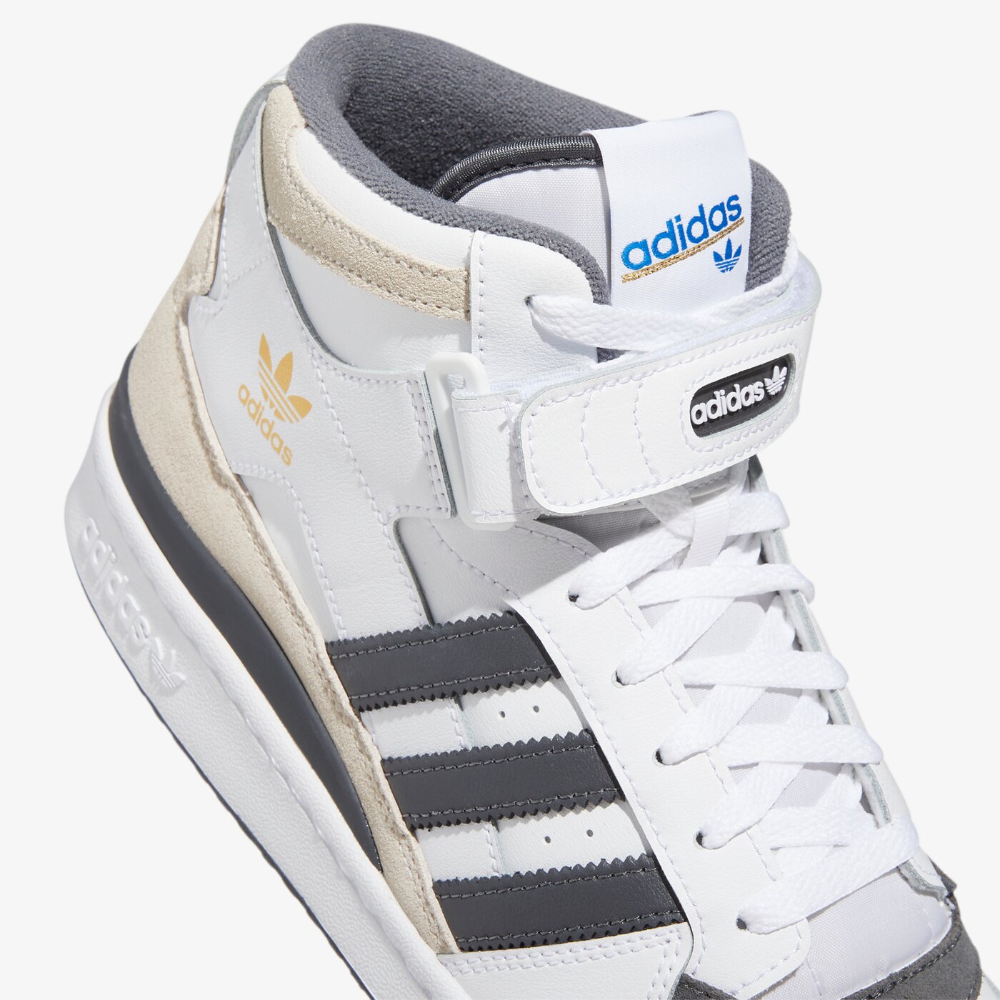 Мъжки маратонки ADIDAS FORUM MID gw4371 цвят бял
