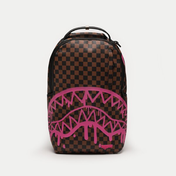 Детска раница SPRAYGROUND РАНИЦА PINK DRIP BROWN CHECK DLX BACKPACK 910b5077nsz цвят многоцветен