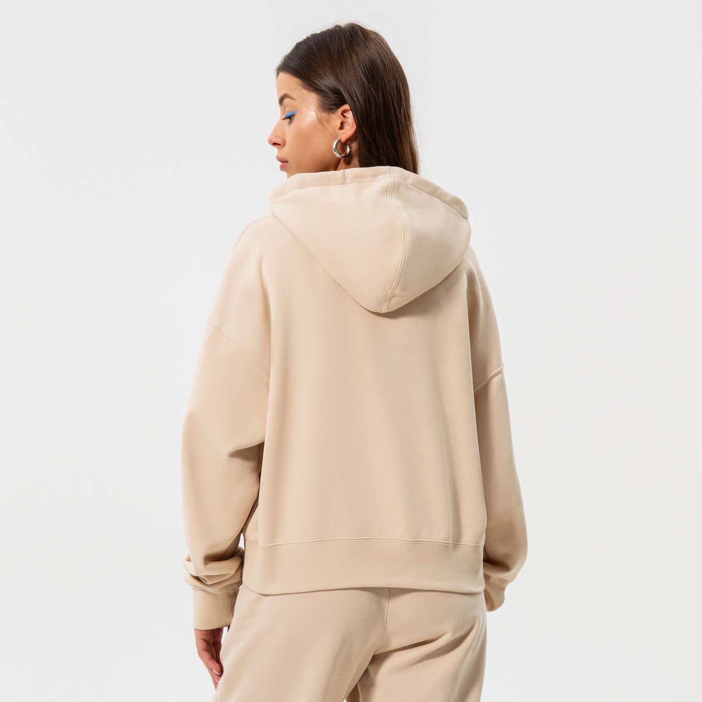 Дамски суичър JORDAN СУИТЧЪР С КАЧУЛКА W J ESSEN FLC HOODIE CORE dn4570-126 цвят розов