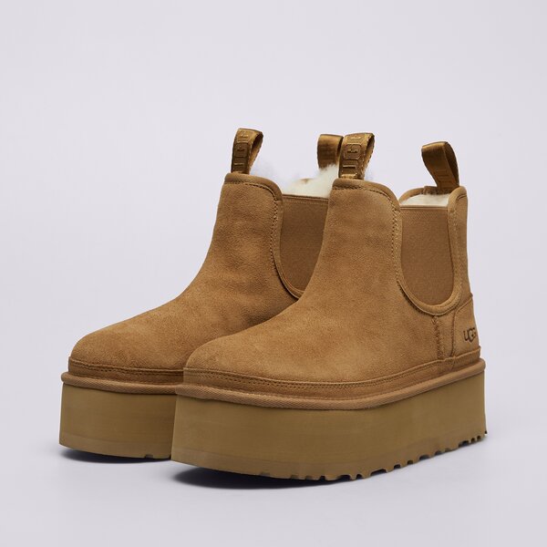 Дамски кежуал UGG NEUMEL PLATFORM CHELSEA 1134526-che цвят кафяв