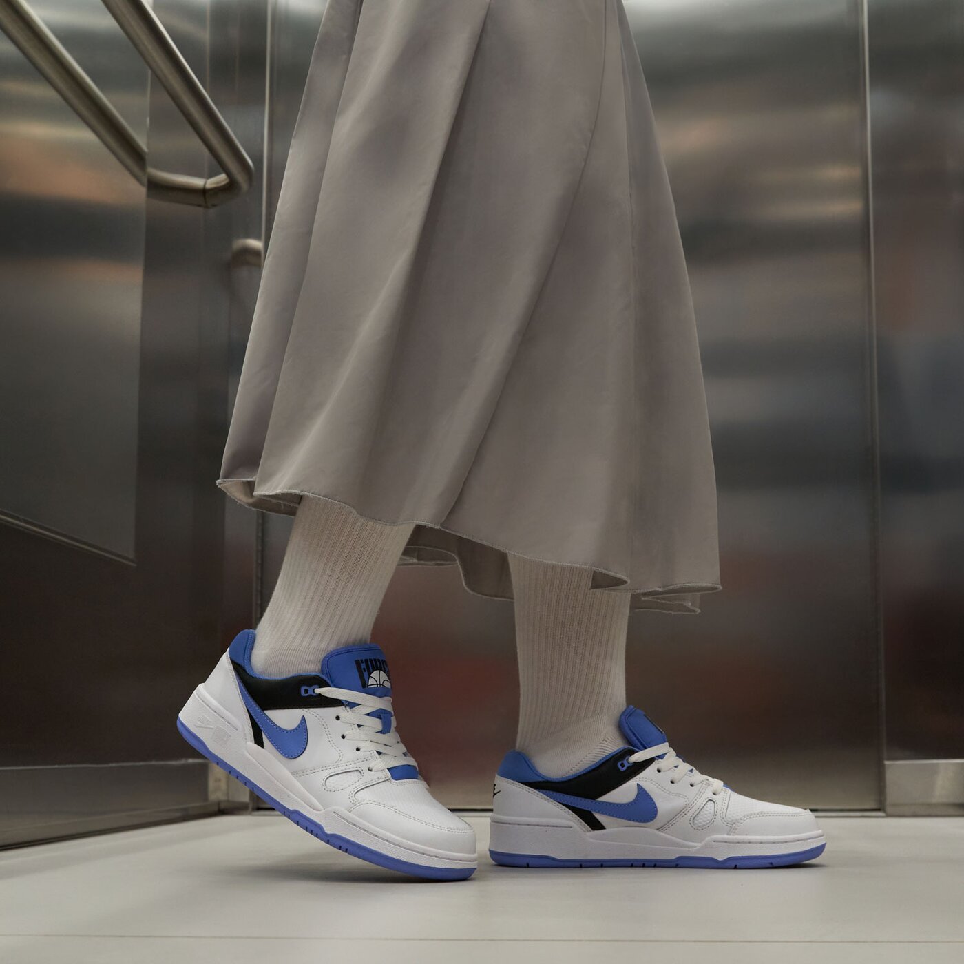 Детски маратонки NIKE FULL FORCE fv5929-102 цвят бял