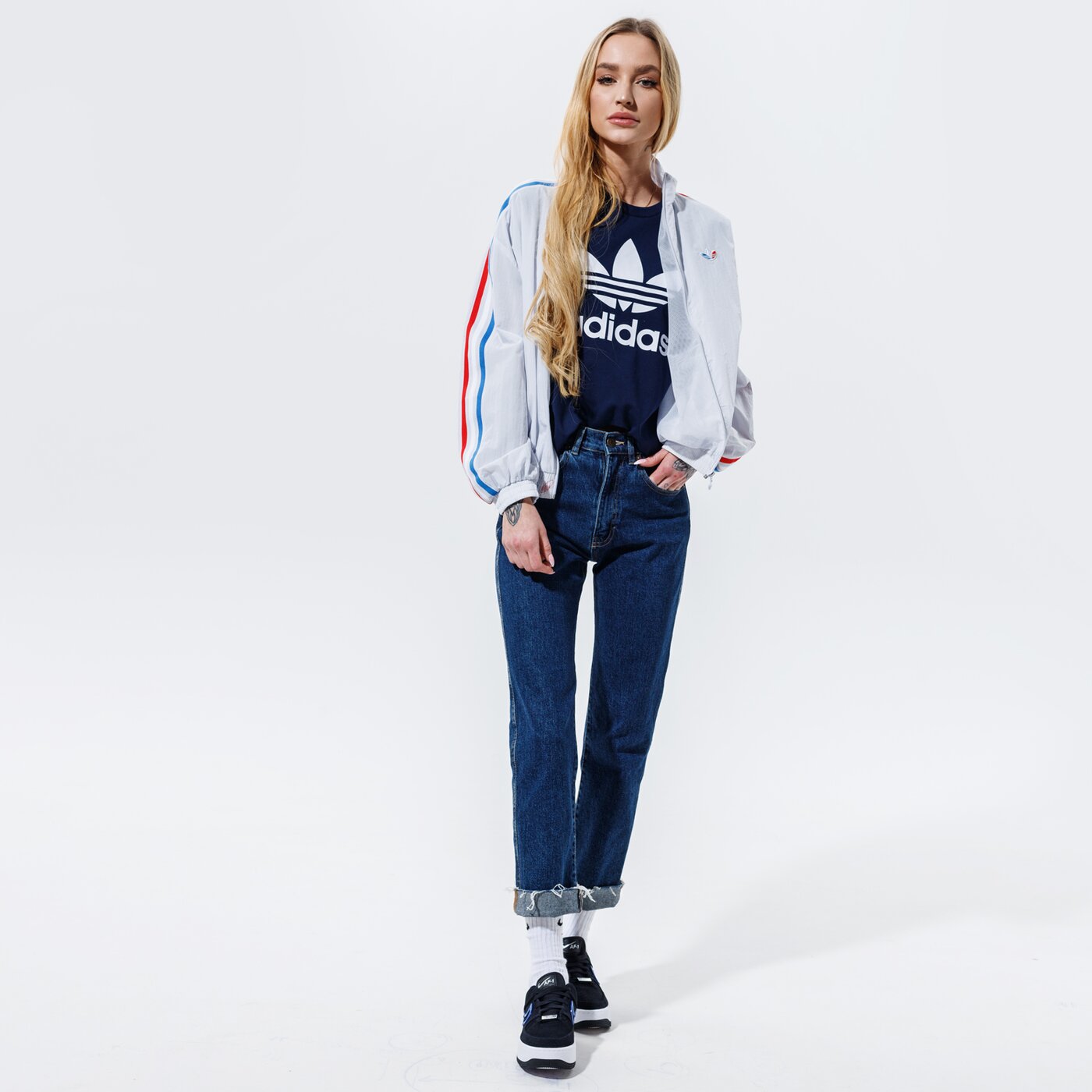 Дамско преходно яке ADIDAS ЯКЕ JAPONA TT gt8463 цвят бял