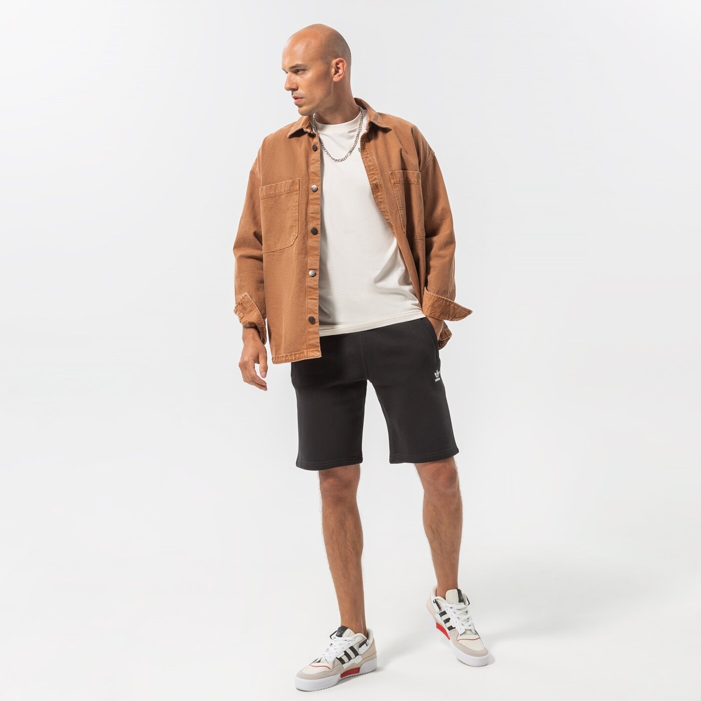 Мъжка тениска ADIDAS ТЕНИСКА TREFOIL LEAVES hc2140 цвят бял