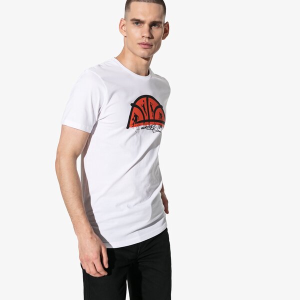 Мъжка тениска NEW ERA ТЕНИСКА SS NE BASKETBALL COURT 12052222 цвят бял