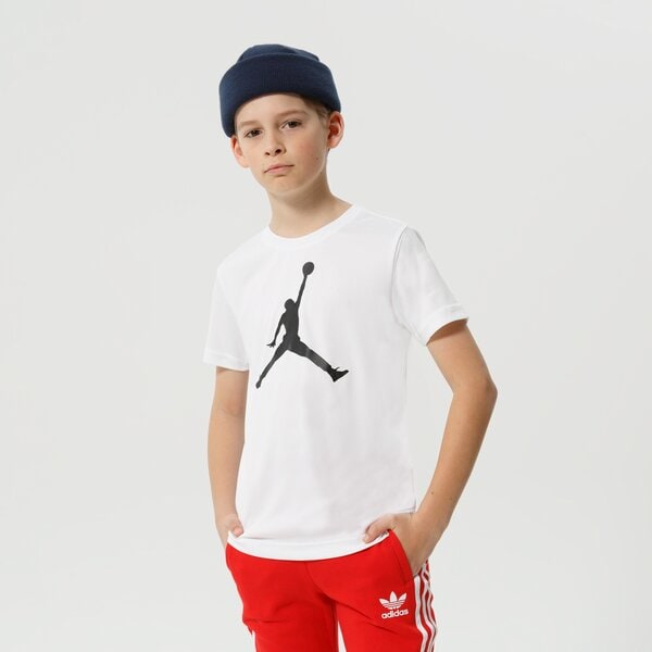 Детска тениска JORDAN ТЕНИСКА JDB JUMPMAN LOGO DF TEE BOY 954293-001 цвят бял