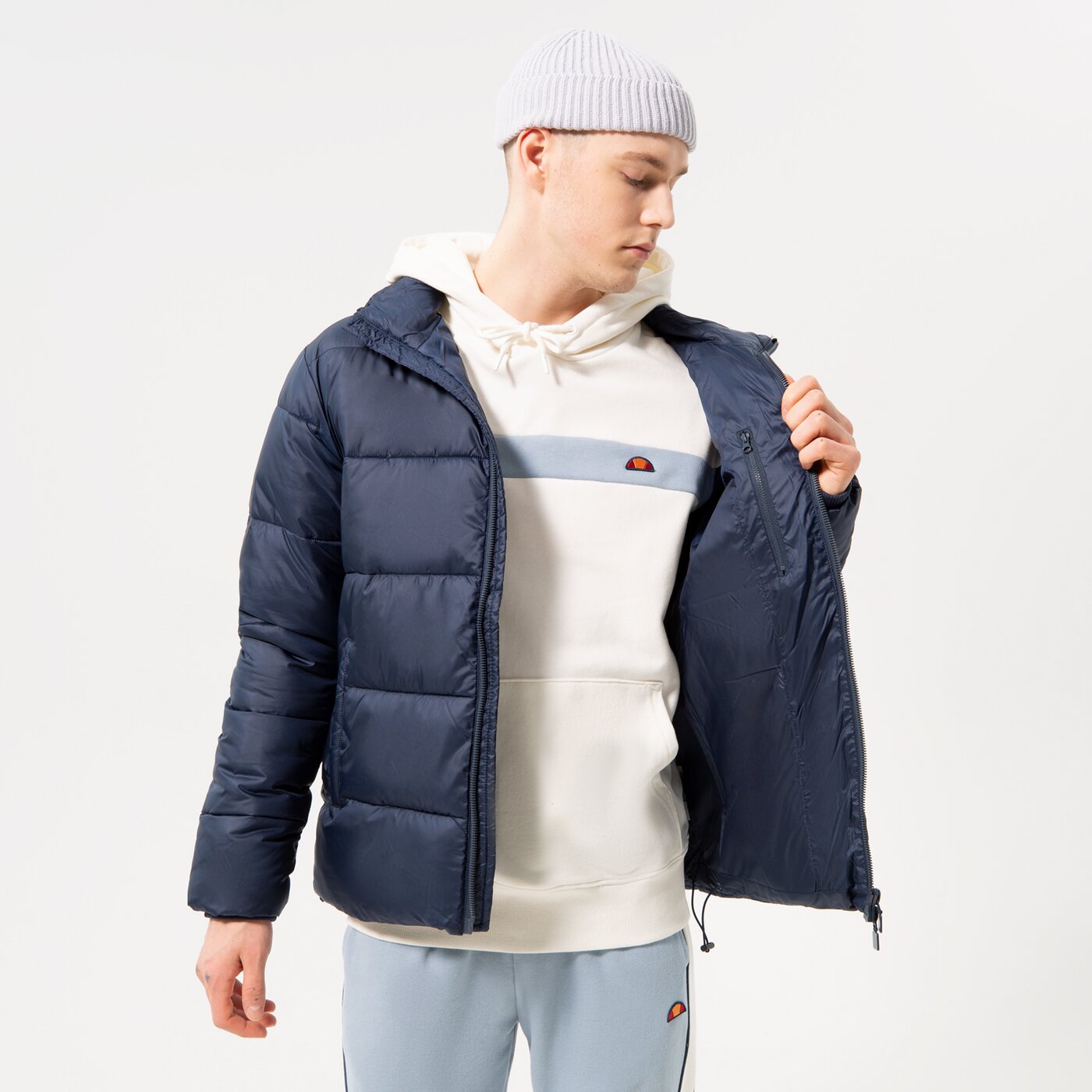 Мъжко зимно яке ELLESSE ЯКЕ ПУХЕН PADDERO JACKET NAVY shq17079429 цвят тъмносин