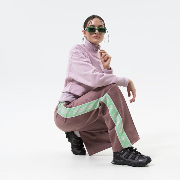 Дамски панталони ADIDAS ПАНТАЛОНИ TRACK PANT hm1518 цвят бял