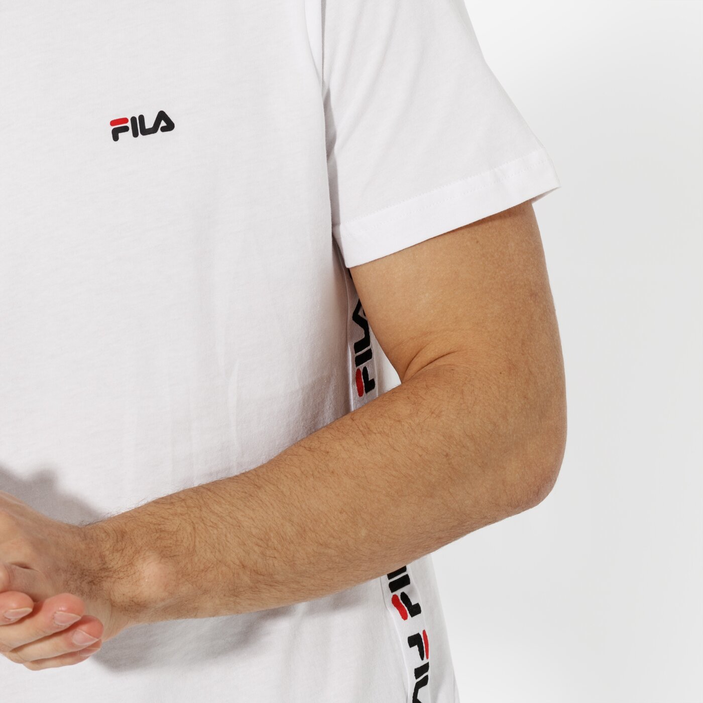 Мъжка тениска FILA ТЕНИСКА SS TALAN TEE SS 682362m67 цвят бял