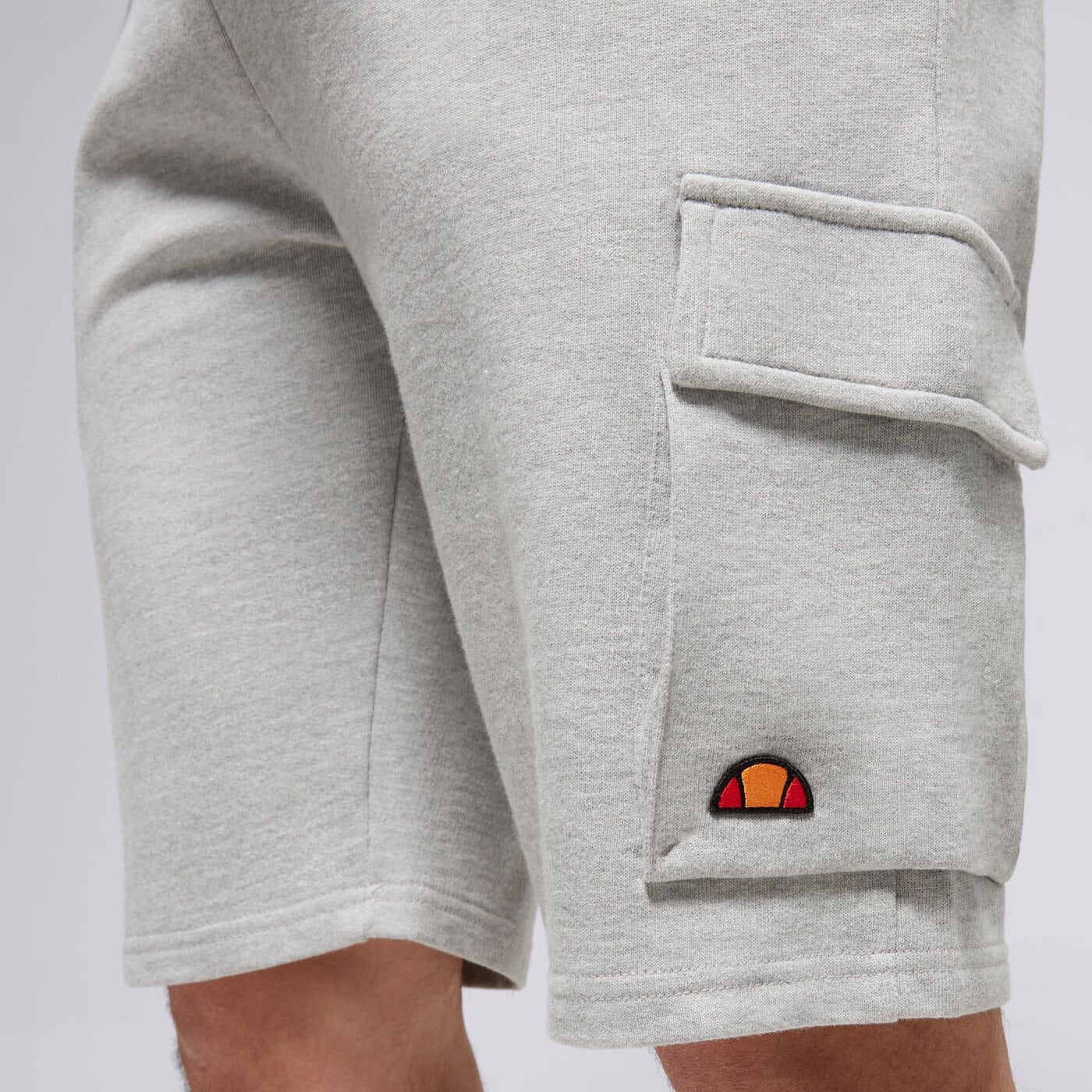 Мъжки къси панталони ELLESSE ШОРТИ VIZZINI CARGO SHORTS GREY MRL smg23453112 цвят сив