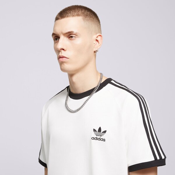 Мъжка тениска ADIDAS ТЕНИСКА 3-STRIPES TEE ia4846 цвят бял