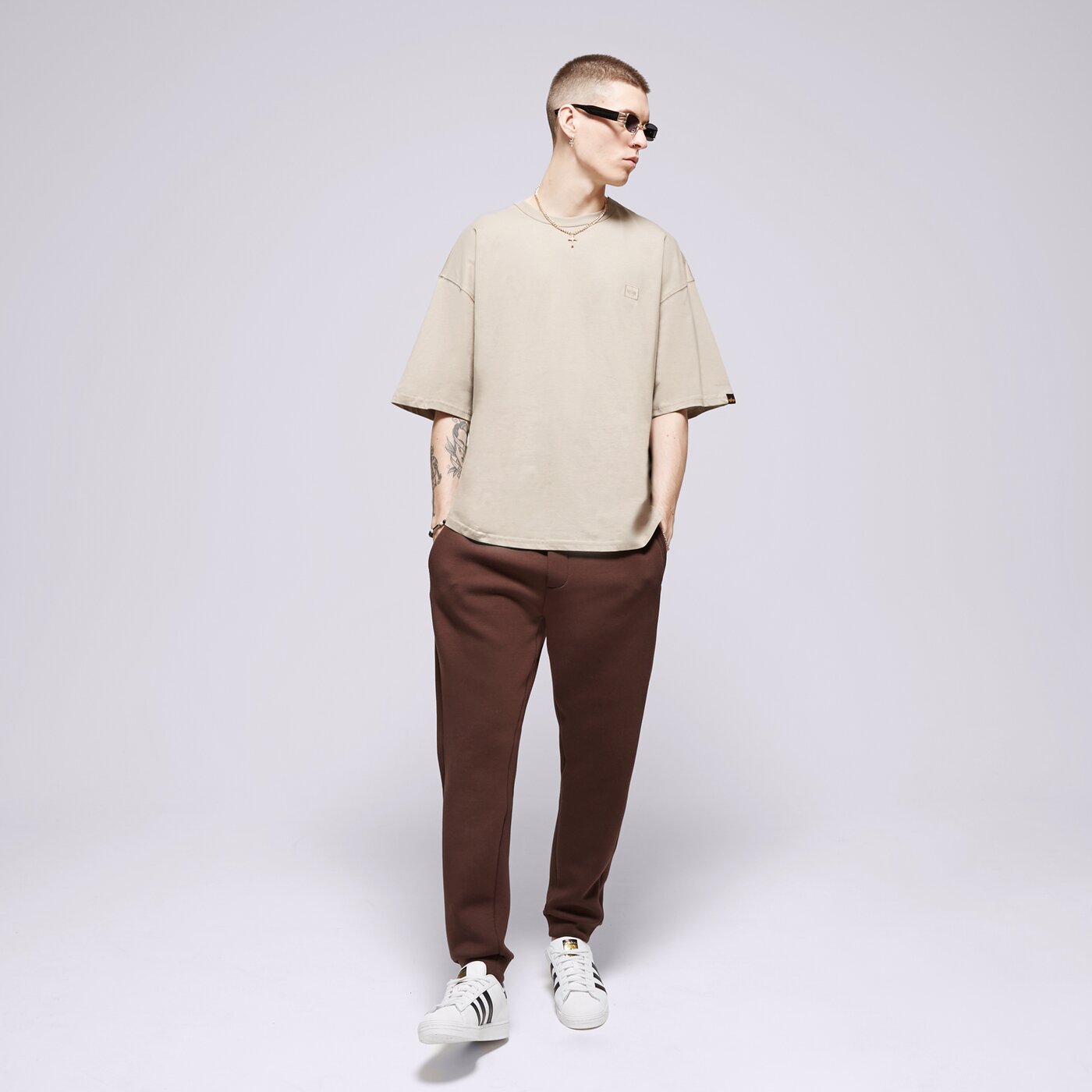 Мъжка тениска ALPHA INDUSTRIES ТЕНИСКА ALPHA ESSENTIALS RL T 146504679 цвят бежов