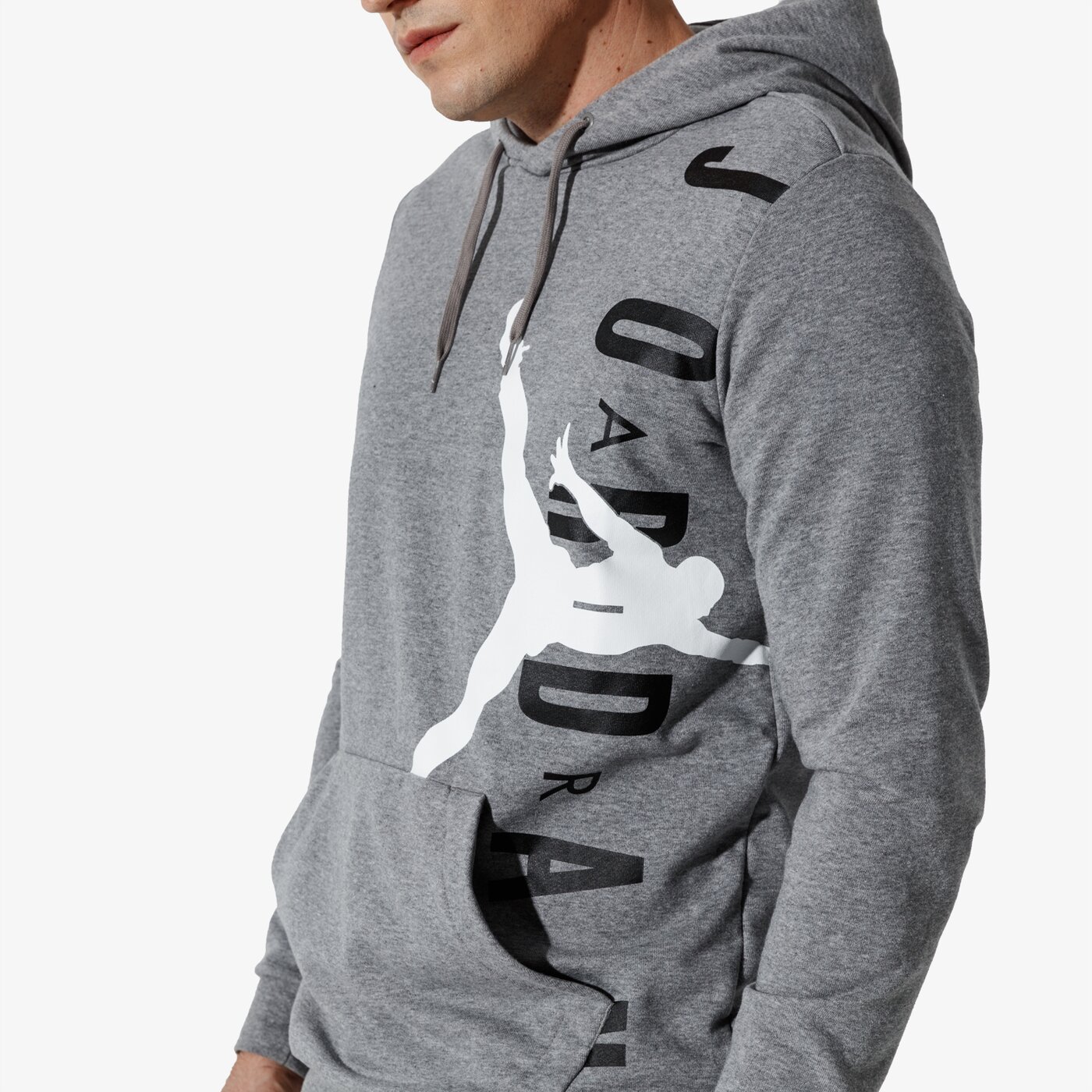 Мъжки суичър JORDAN СУИТЧЪР JUMPMAN AIR LWT PO ao0446-091 цвят сив