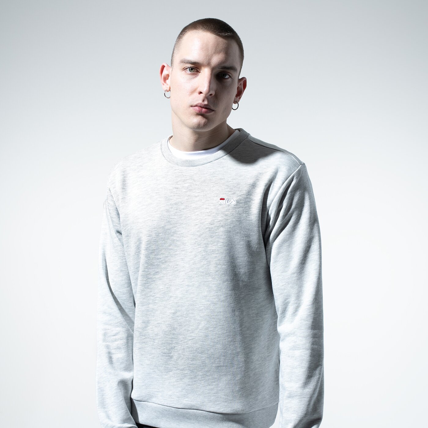 Мъжки суичър FILA СУИТЧЪР EFIM CREW SWEAT 688164b13 цвят сив