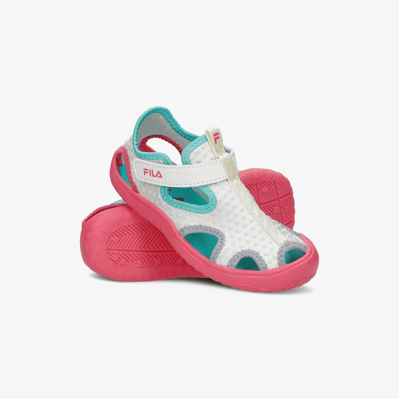 Детски чехли и сандали FILA KIDS AQUA 202010284p цвят бял