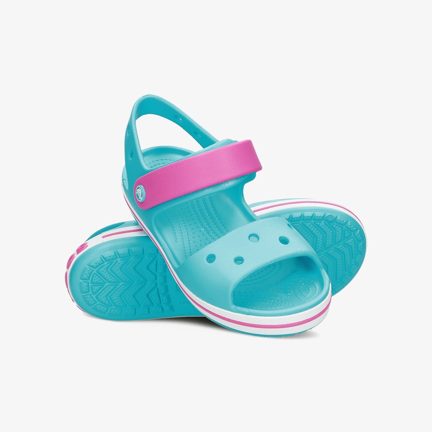 Детски чехли и сандали CROCS CROCBAND SANDAL KIDS 128564slk цвят син