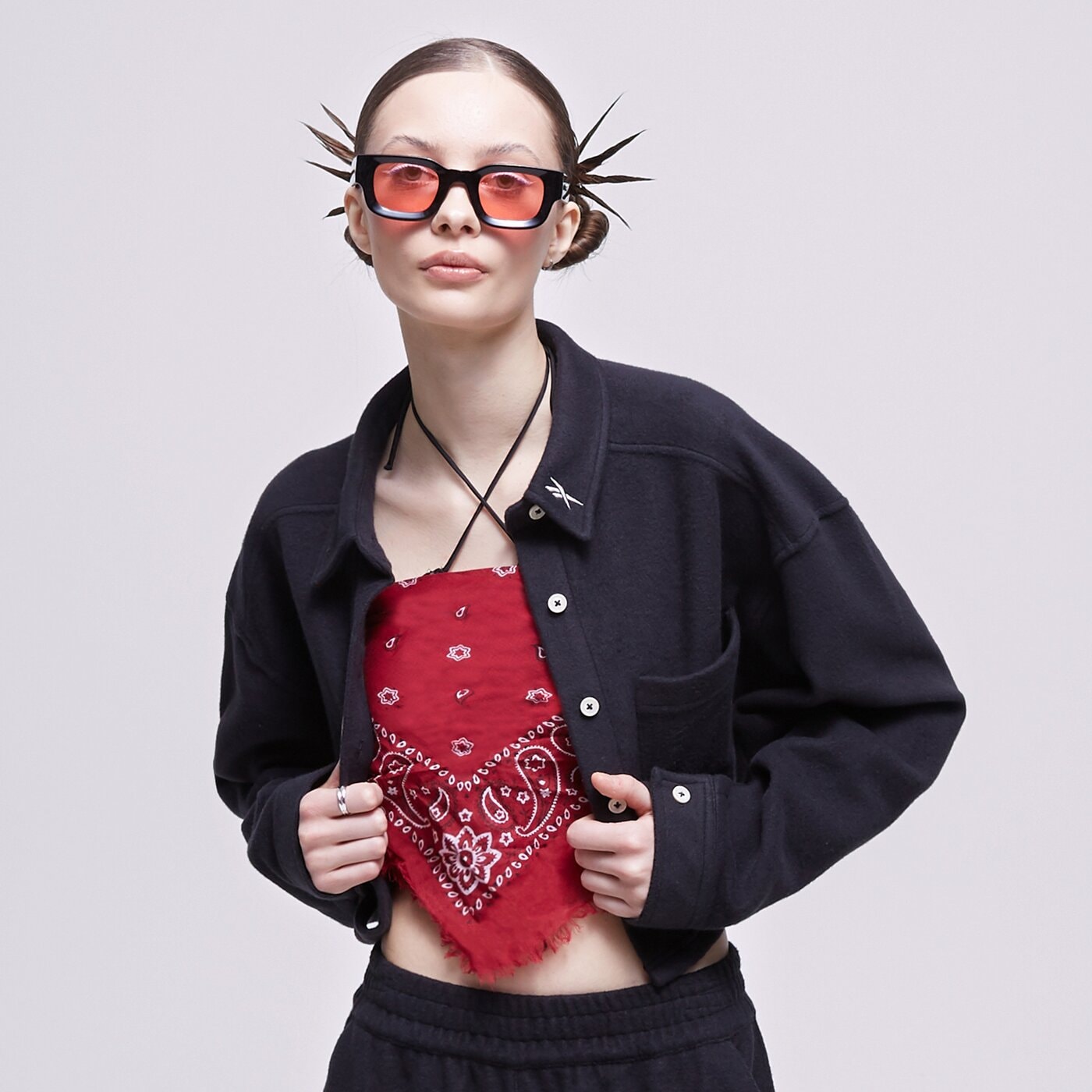 Дамски суичър REEBOK СУИТЧЪР CL WDE FLEECE LAYER ht7868 цвят черен