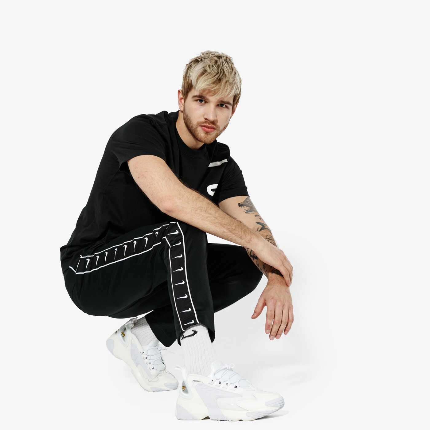 Мъжка тениска JORDAN ТЕНИСКА SS M JSW TEE HBR VERTICAL JRDN bv0086-010 цвят черен