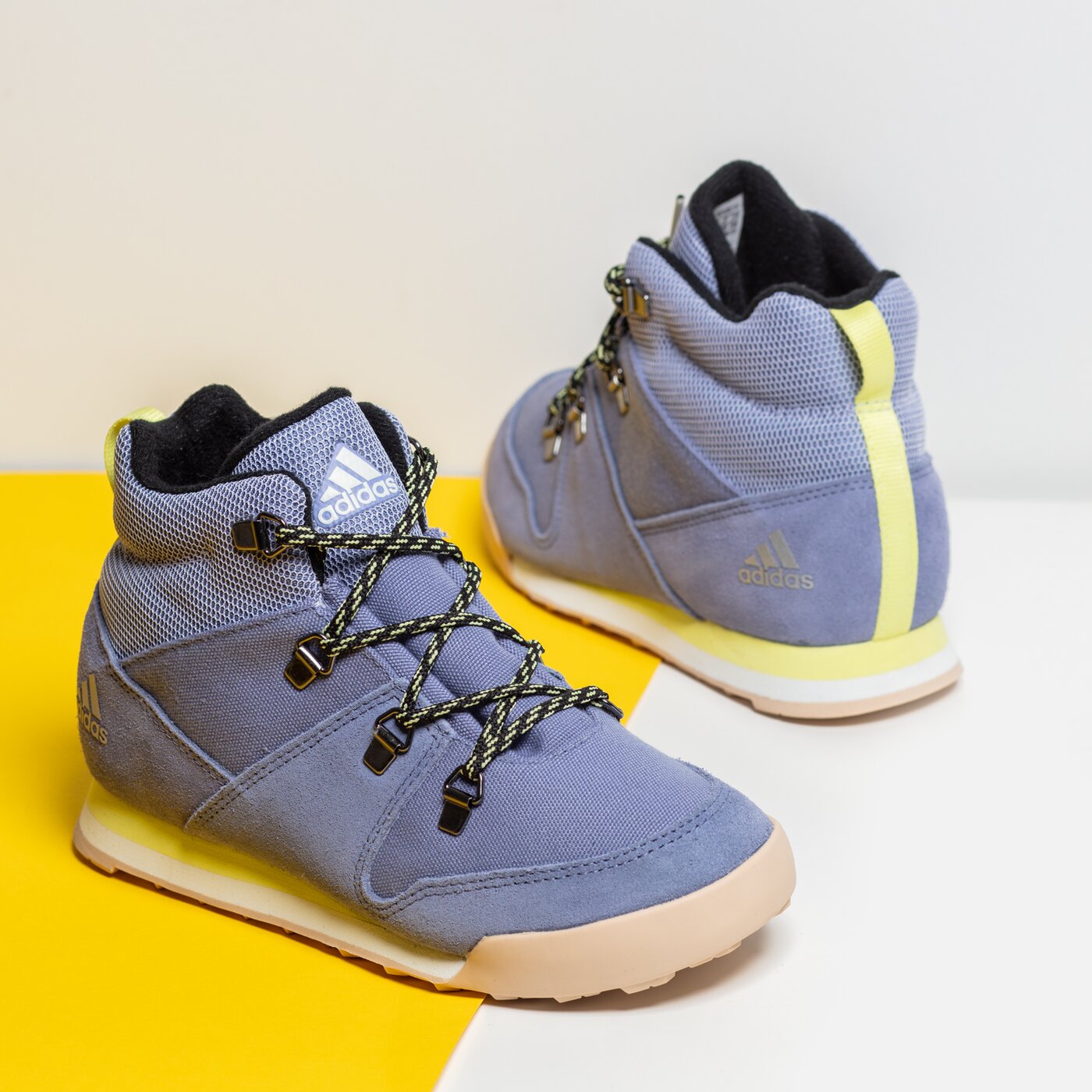 Детски зимни обувки ADIDAS SNOWPITCH K fz2604 цвят виолетов