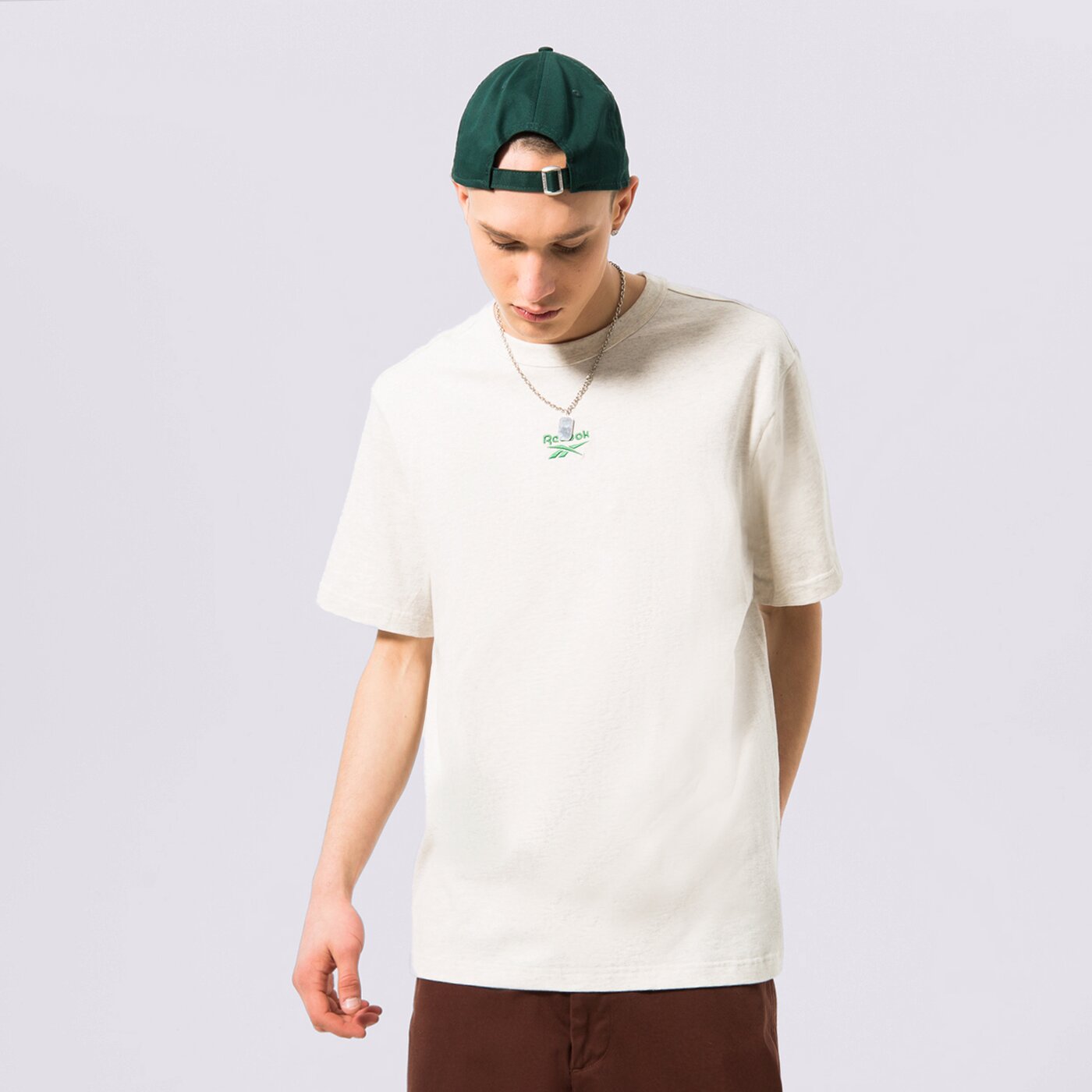 Мъжка тениска REEBOK ТЕНИСКА CL SV hs7156 цвят бял