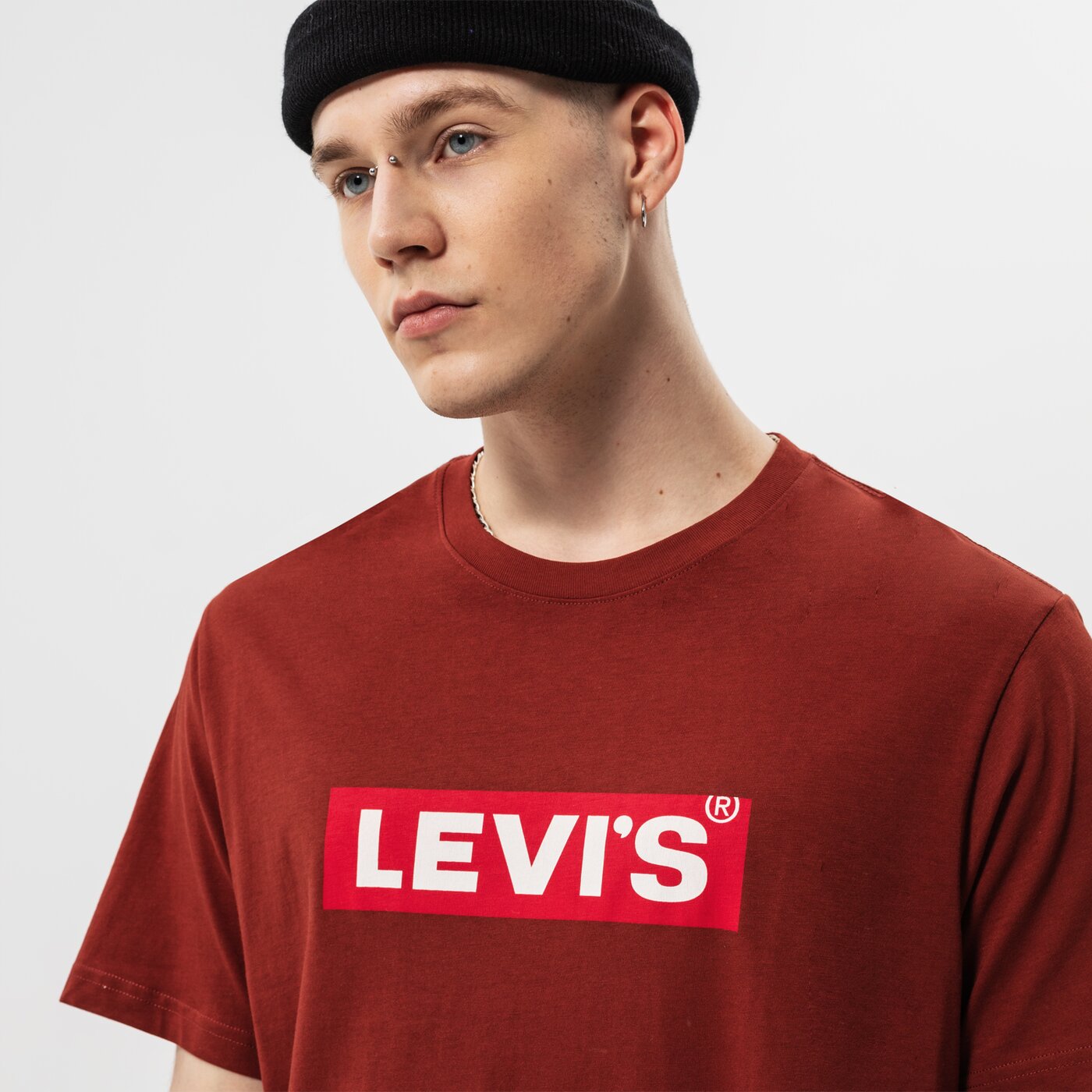 Мъжка тениска LEVI'S ТЕНИСКА MT-GRAPHIC TEES a2082-0049 цвят бордо