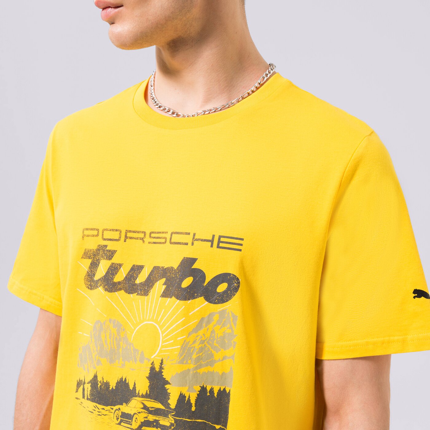 Мъжка тениска PUMA ТЕНИСКА PUMA PL GRAPHIC TEE 2 534832-02 цвят жълт