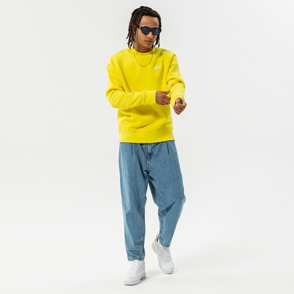 Мъжки суичър NIKE СУИТЧЪР NIKE SPORTSWEAR CLUB FLEECE bv2662-765 цвят жълт